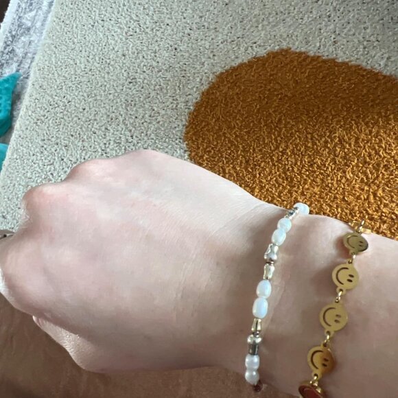 Neiman Marcus 14K Gold Plated Beaded Freshwater Cultured Pearl Bracelet - Picture 3 of 6